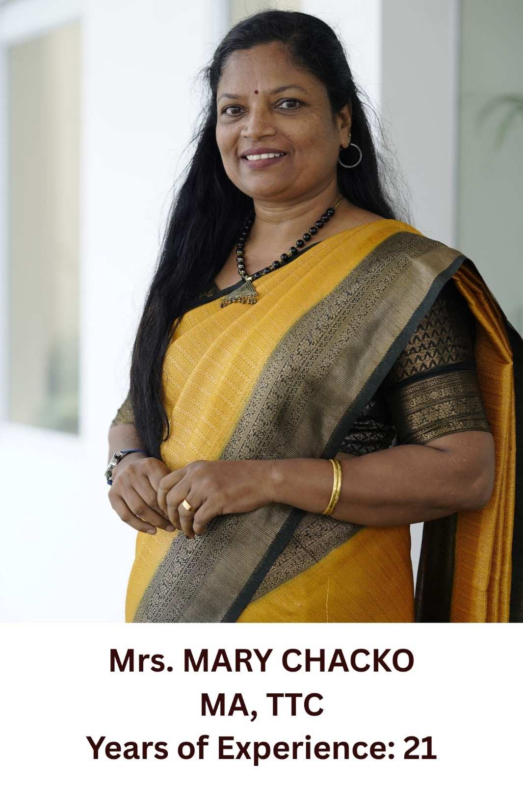 MARY CHACKO